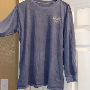 Blue Long Sleeve Surf Shirt
